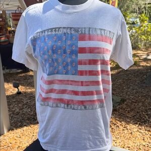 Vintage Fruit of the Loom White T-Shirt with Multicolor Fruit Logo